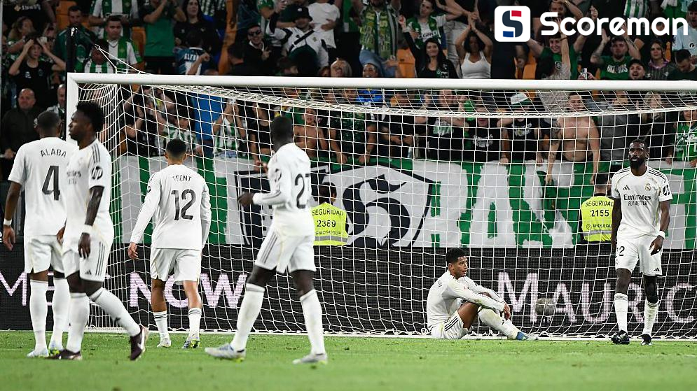 '음바페 부상' 레알, 베티스와 1-1 무승부